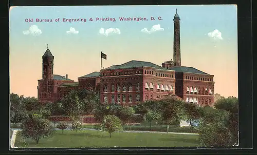 AK Washington D. C., WA, Old Bureau of Engraving & Printing