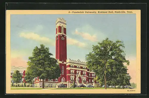 AK Nashville, TN, Vanderbilt University, Kirkland Hall