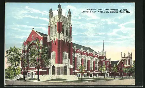 AK Kansas City, MO, Linwood Blvd. Presbyterian Church, Linwood and Woodland
