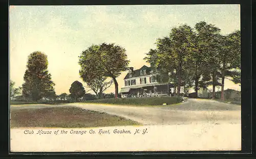 AK Goshen, NY, Club House of the Orange Co. Hunt