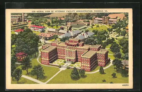 AK Phoebus, VA, Aerial View of Veteran Facility Administration