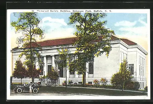 AK Buffalo, NY, Historical Society Building, Delaware Park