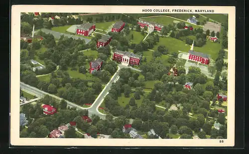 AK Frederick, MD, Hood College, Birds Eye View