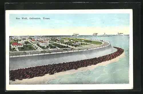 AK Galveston, TX, Sea Wall