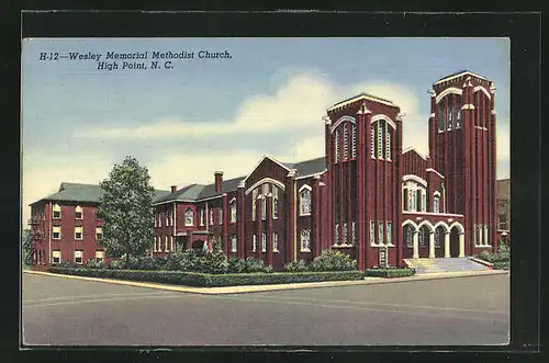 AK High Point, NC, Wesley Memorial Methodist Church