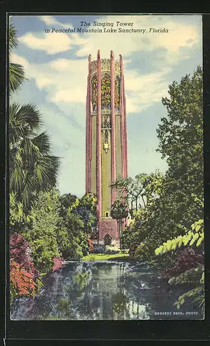 AK Lake Wales, FL, The Singing Tower in Mountain Lake Sanctuary