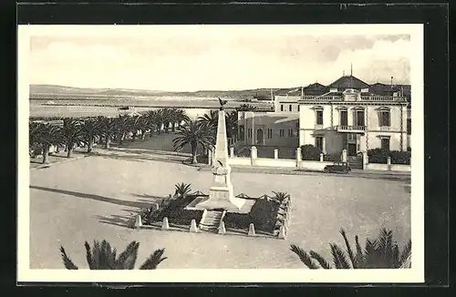 AK Bizerte, Monument aux Morts et Controle Civil