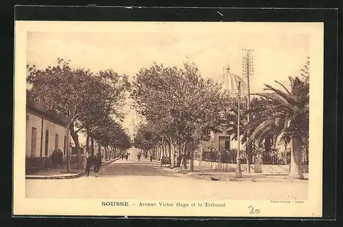 AK Sousse, Avenue Victor Hugo et le Tribunal