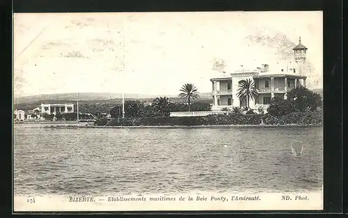 AK Bizerte, Etablissements maritimes de la Baie Ponty, l'Amirauté