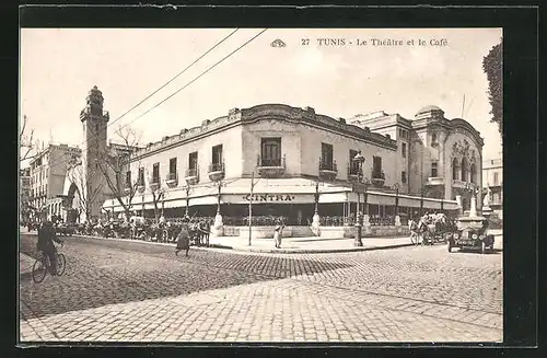 AK Tunis, Le Théatre et le Café