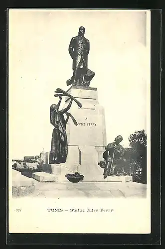 AK Tunis, Statue Jules Ferry