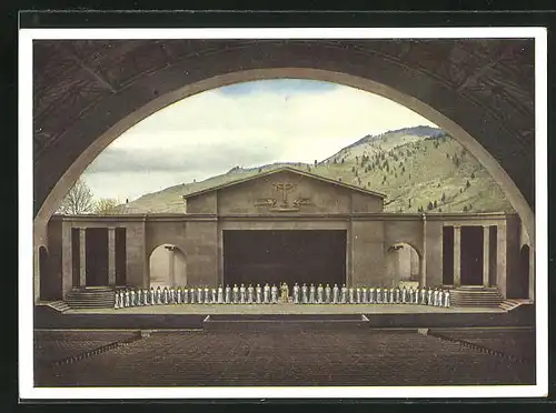 AK Oberammergau, Passionsspiele 1934 - Passions-Chor
