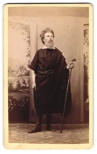 Fotografie Julius Loesch, Freising, Portrait Schaupieler in Kostüm, Oper, Theater