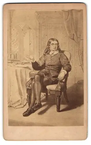 Fotografie Portrait des Dichters John Milton