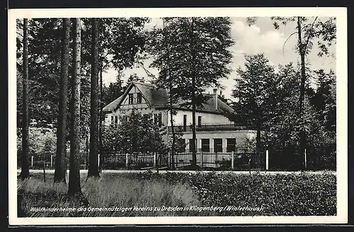 AK Klingenberg i. Sa., Waldkinderheime des Gemeinnützigen Vereins zu Dresden
