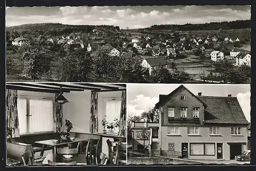 AK Darsberg b. Neckarsteinach, Gasthaus zum deutschen Kaiser, Inh. Jakob Gassert