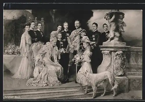 AK Kaiserin Wilhelm II. und Auguste Victoria von Preussen