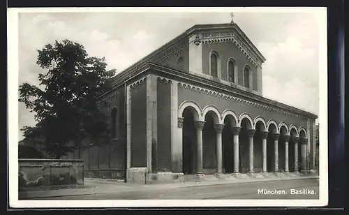 AK München, vor der Basilika
