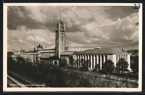 AK München, Blick auf Deutsches Museum