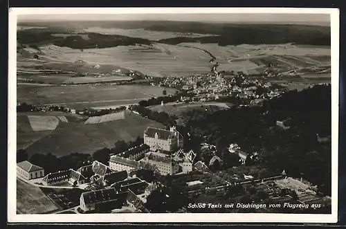 AK Dischingen, Fliegeraufnahme des Schloss Taxis