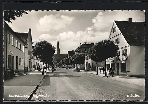 AK Schwabmünchen, auf der Fuggerstrasse