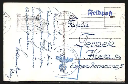 AK Ingolstadt an der Donau, Blick zum Dom