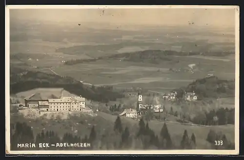 AK Maria Eck, Blick auf Adelholzen