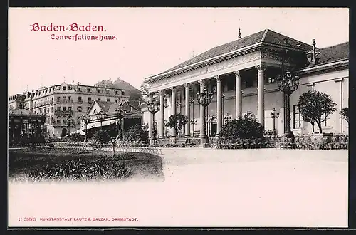 AK Baden-Baden, vor dem Conversationshaus