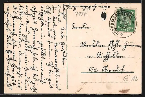 AK Untermarchtal, Blick auf Kloster