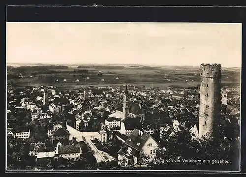 AK Ravensburg, Ortsansicht von der Veitsburg