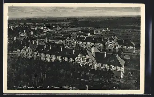 AK Grafenwöhr, der Truppenübungsplatz, das Artillerie- und Stallager