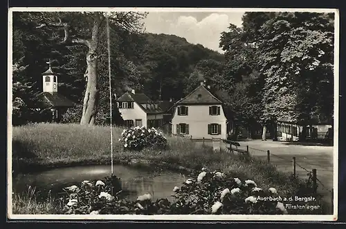 AK Auerbach /Bergstr., Fürstenlager, Ortspartie mit Kirche