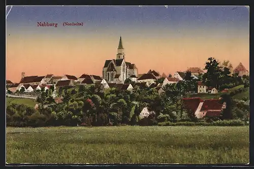 AK Nabburg, Ortsansicht, Nordseite