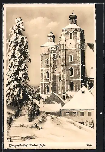 AK Ingolstadt, Winteransicht des Doms