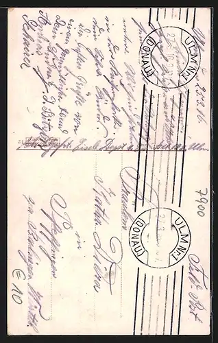 AK Ulm a. D., Ortsansicht, Garnisonkirche, Neue Brücke