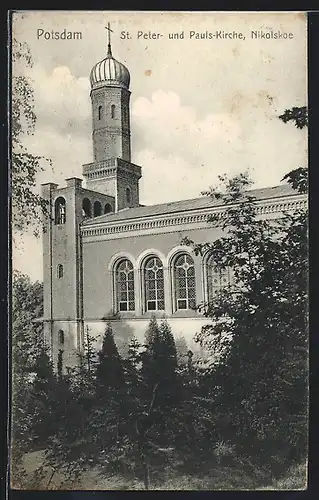 AK Potsdam, St. Peter- und Pauls-Kirche, Nikolskoe