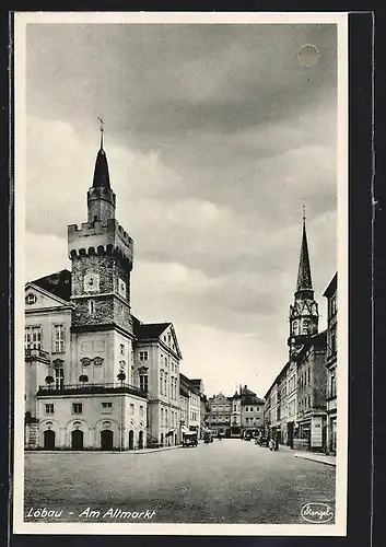 AK Löbau, am Altmarkt