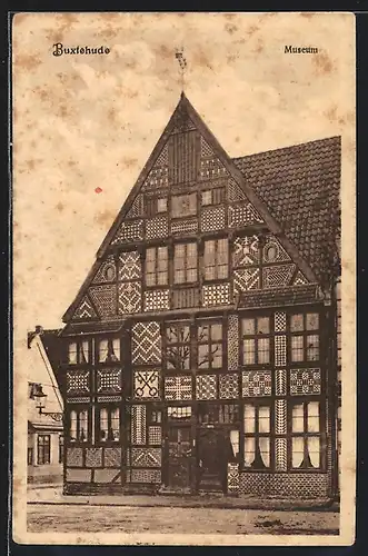 AK Buxtehude, vor dem historischen Museum