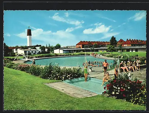 AK Gaarden /Kiel, Sommerbad Katzheide