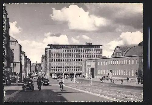 AK Kiel, Hauptbahnhof und Raiffeisenhaus