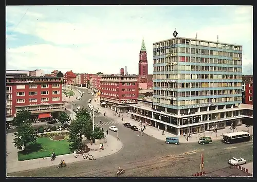 AK Kiel, Hotel Astor und kleiner Kuhberg