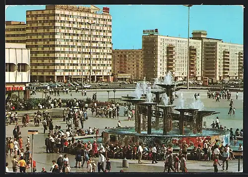 AK Berlin, Alexanderplatz mit Neubauten