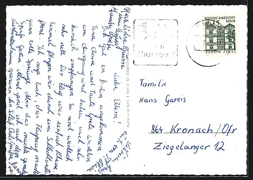 AK Berlin, Europacenter mit Passanten