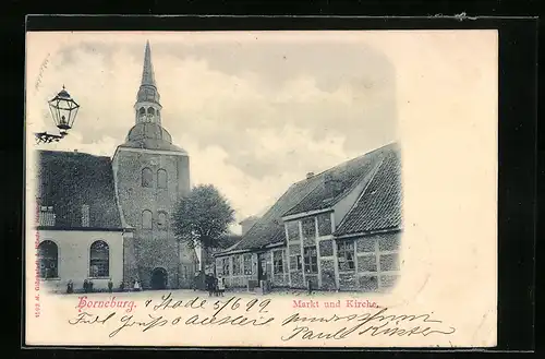 AK Horneburg, Markt und Kirche