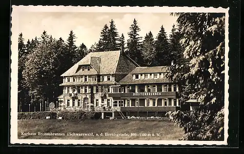 AK Breitenbrunnen /Schwarzw. /Hornisgrinde, Kurhaus Breitenbrunnen