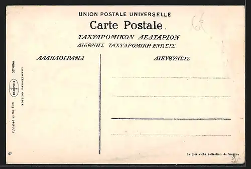 AK Smyrne, Pont de Caravanes et Cimetiere Turc