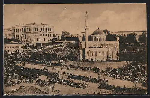 AK Constantinople, Le Selamlik mit Armee