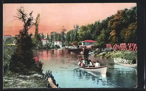 AK Constantinople, Eaux douces d`Asie