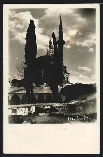 AK Izmit, Moschee mit Aussenmauer