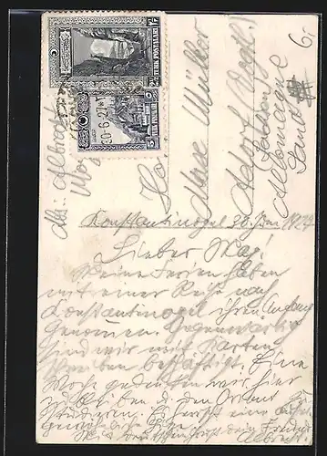 AK Constantinople, Colonne brulée, Verbrannte Säule